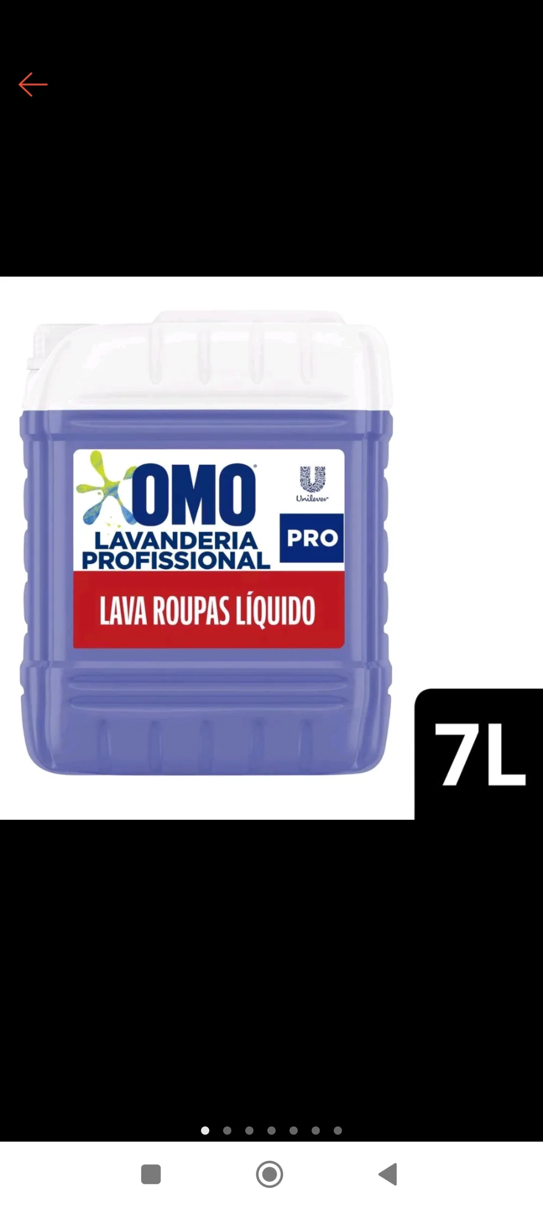 Sabo Liquido Omo Pro Lavanderia Profissional 7l